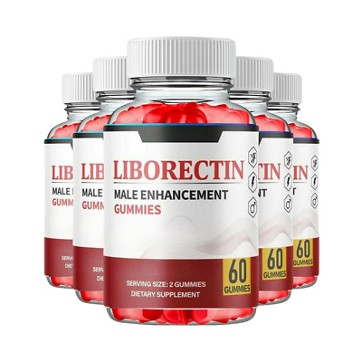 5-Pack Liborectin Male Gummies - Libo Rectin Male Support Gummies -300 Gummies