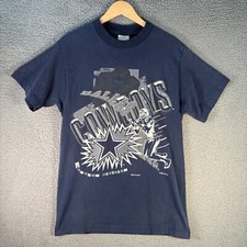 Vintage 1993 Dallas Cowboys T-Shirt Chalk Line NFL Eastern Division USA Made L
