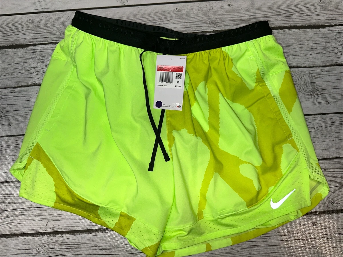 yellow nike running shorts