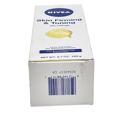 nivea q10 l carnitine Nivea Skin Firming & Toning Gel Cream Q10 L-Carnitine Firms Tones France  6.7 oz