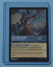 FOIL CAPTAIN HOOK Captain of Jolly Roger RARE LORCANA 1st Chapter 173/204 FOIL