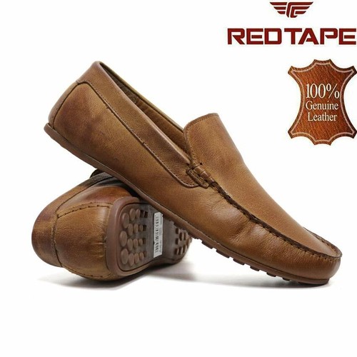Mens Red Tape Leather Slip On Casual 