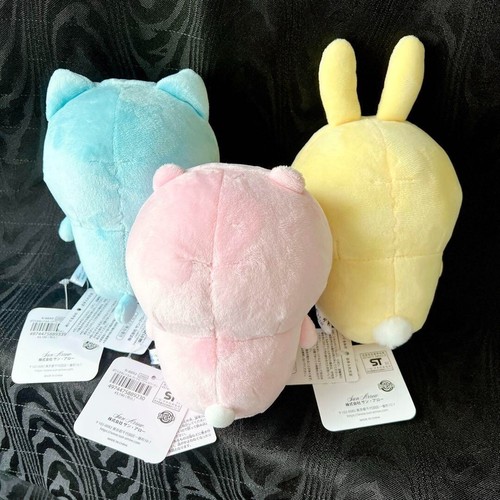 chiikawa-set-3-potetama-plush-doll-pajama-party-hachiware-rabbit-usagi