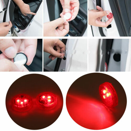 PAAR LED AUTO OFFENE TÜR KOLLISIONSALARM DRAHTLOSE MAGNETISCHE LICHTER - Bild 2 von 9