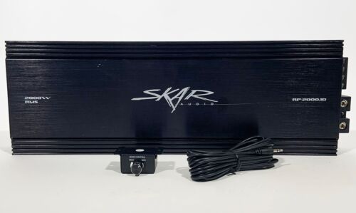 SOUS-AMPLIFICATEUR MONO SKAR AUDIO D'OCCASION RP-2000.1D 2800 WATTS MAX POWER CLASS D - Photo 1 sur 5