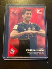 UCL TOPPS NOW 2021 Card #030 Robert Lewandowski Bayern Munich Parallel /99
