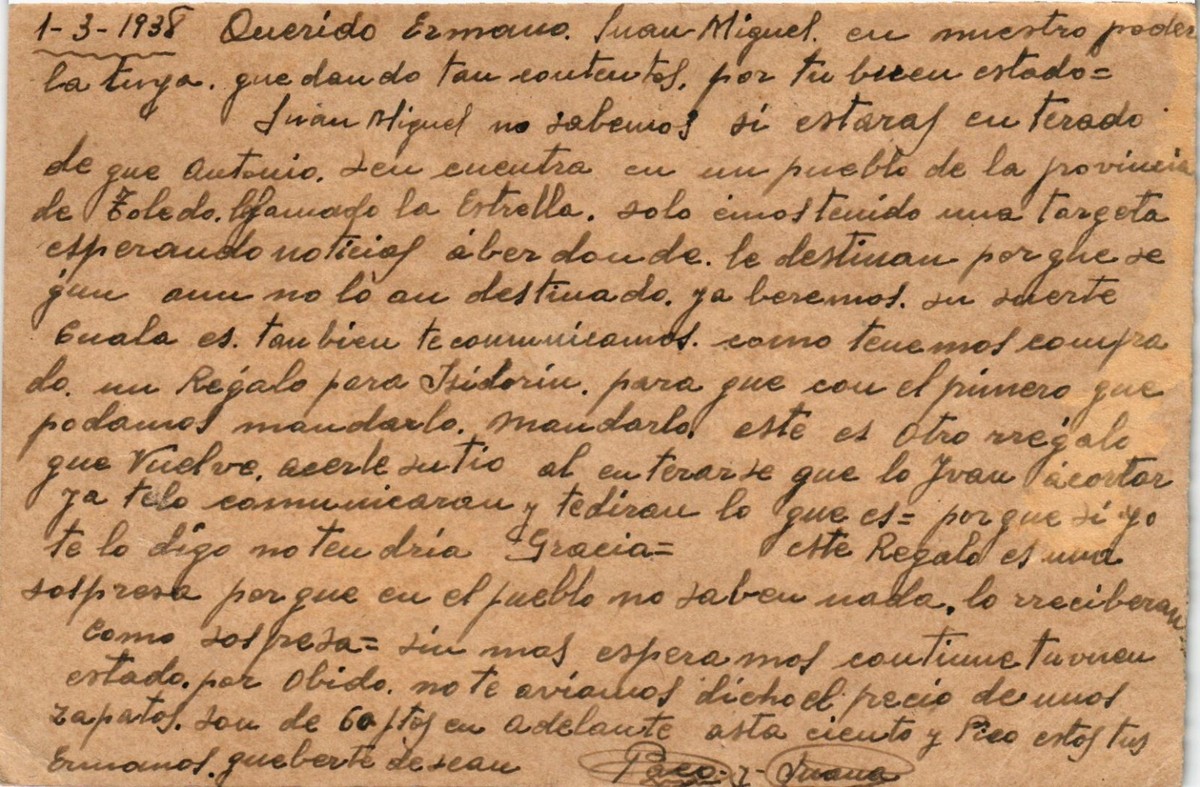 SCW 1938 Postal Stationery Laiz 77n from Alicante to Baza (Granada) (458)