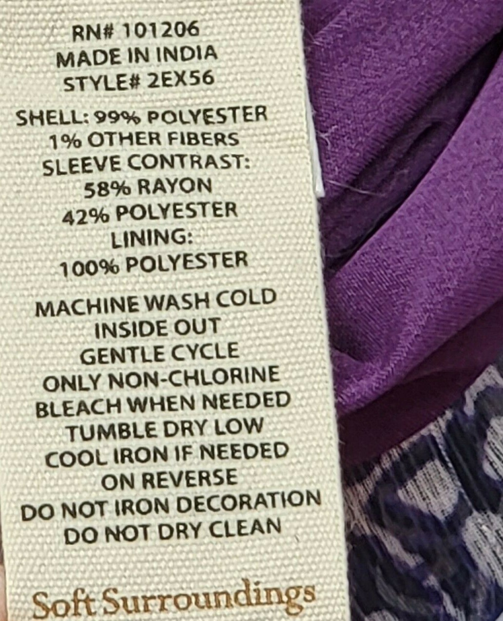 Soft Surroundings Women's Large Patchwork Tunic D… - image 10