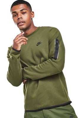 Nike Tech Fleece Crew Sweatshirt Men (CU4505 326) 100% Authentic Size XL  New | eBay
