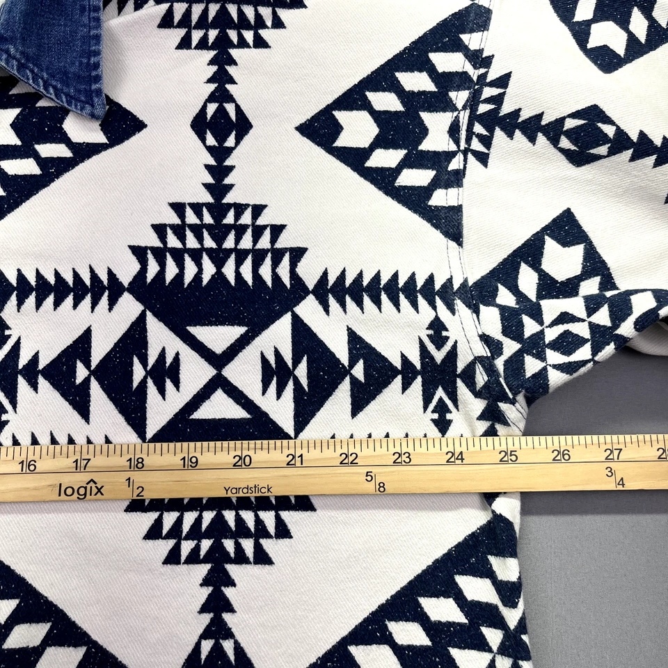 Vintage Structure ActiveWear Sweater Aztec Men's Sz XL USA Made 90s Y2K Boho - Image 4 of 4