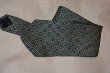 Brooks Brothers Green and Blue Crest Classic Tie Pure Silk Made in USA