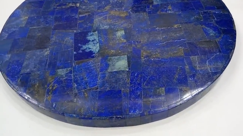 Lapis Lazuli Bathroom Vanity Countertop – Luxury Gemstone Surface for Elegant - Video 1 of 1