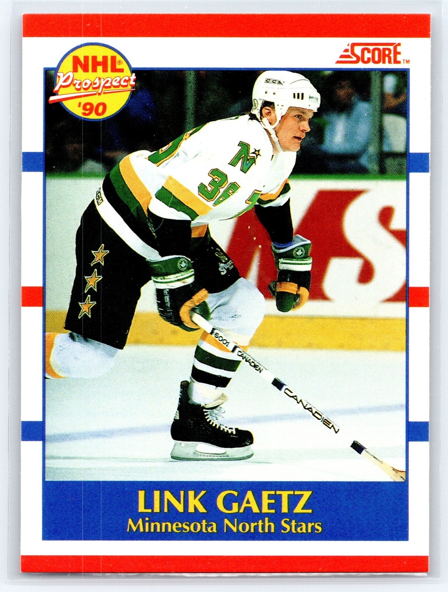 1990 Score Canadian #411 Link Gaetz Hockey Minnesota North Stars
