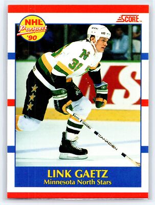 1990 Score Canadian #411 Link Gaetz Hockey Minnesota North Stars