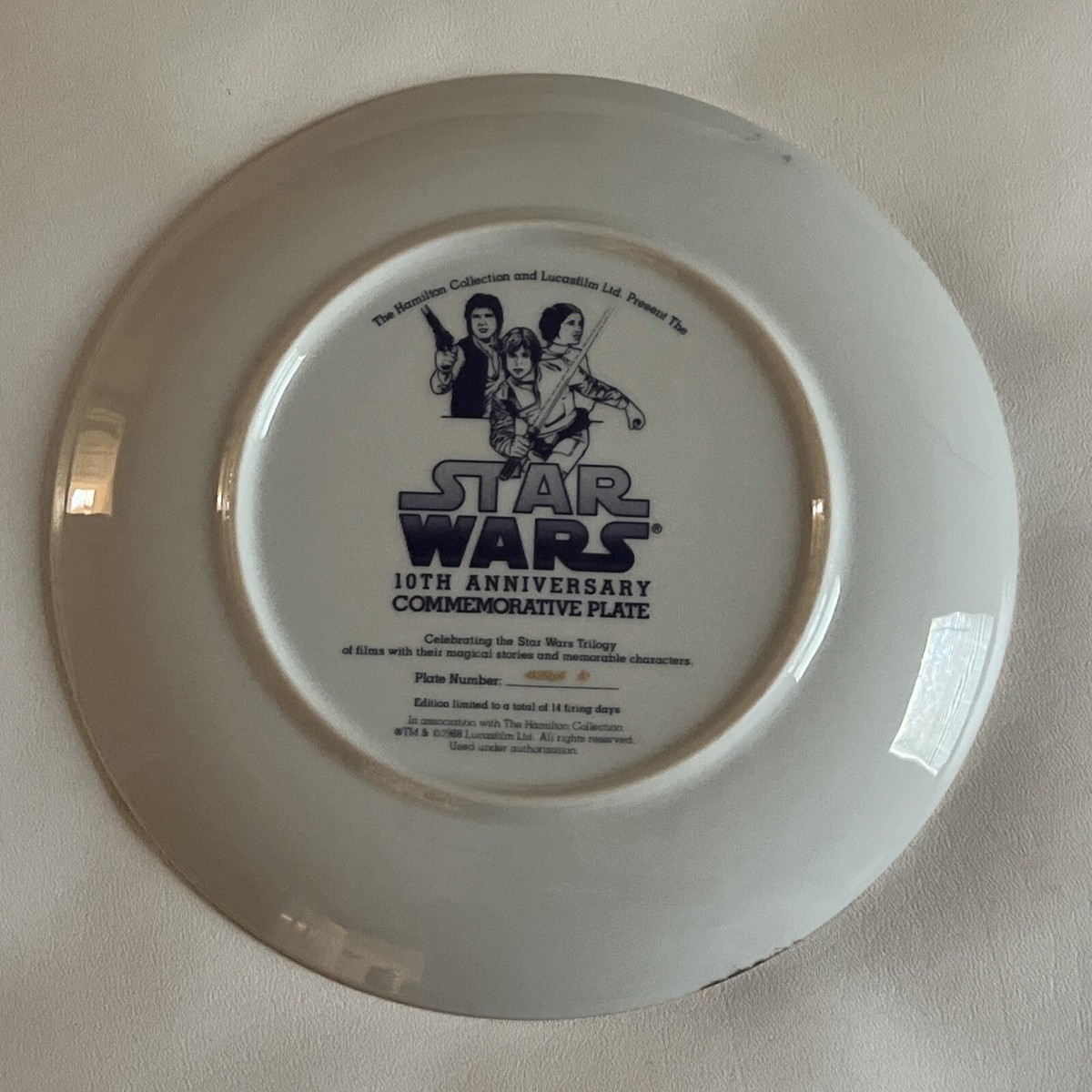 Hamilton Collection Star Wars Original Trilogy Collector's Plates
