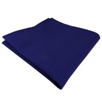 SchöNes Einstecktuch Blau Ultramarin Schwarz Gemustert - Tuch Polyester