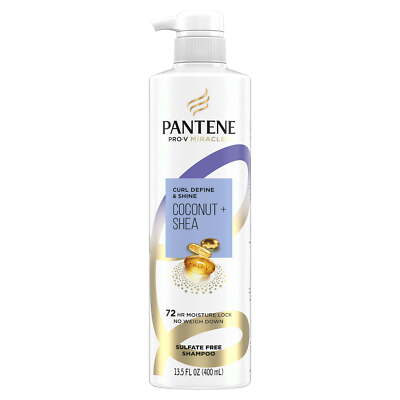 Pantene Pro-V Miracles Curl Define & Shine Coconut + Shea Sulfate-Shampoo13.5 fl