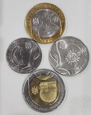 MOLDOVA 4 COIN SET. 1, 2, 5, 10 LEI 