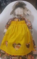 Vintage Homemade Doll With Cow Face Approx 20" Tall.  