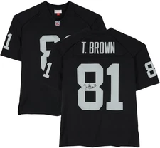 Autographed Tim Brown Raiders Jersey Fanatics Authentic COA Item#14391904
