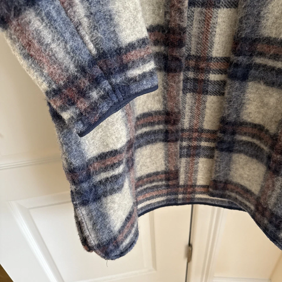 Abrigo largo de gran tamaño de lana a cuadros ISABEL MARANT ETOILE en varias tallas 40 Foto 4 de 4