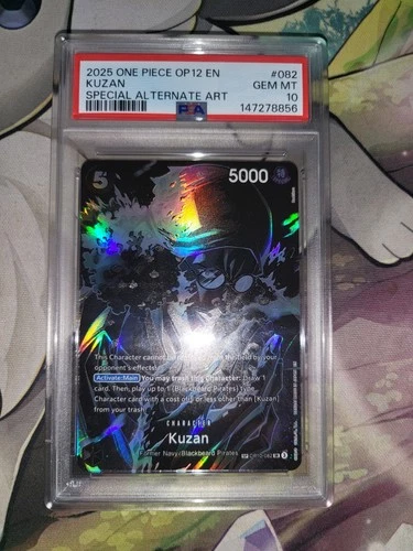 2025 Kuzan SR SP OP10-082 Legacy of the Master 2025 One Piece Card PSA 10