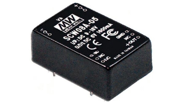 5904006763066 Przetwornica Dc/Dc 8W 18-36VDC 5VDC Iwyj 1600Ma SCW08B-05 Mean WEL-image