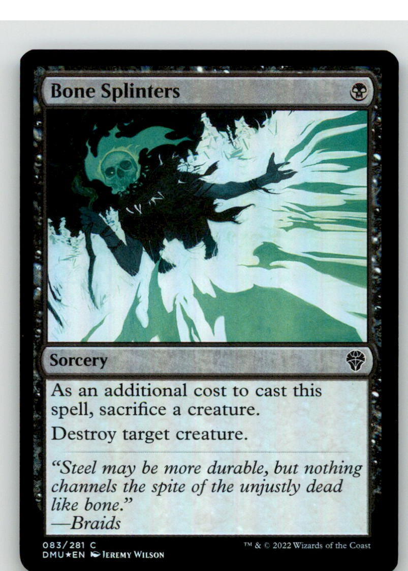 Bone Splinters C Duel Decks: Speed vs. Cunning 22 NM
