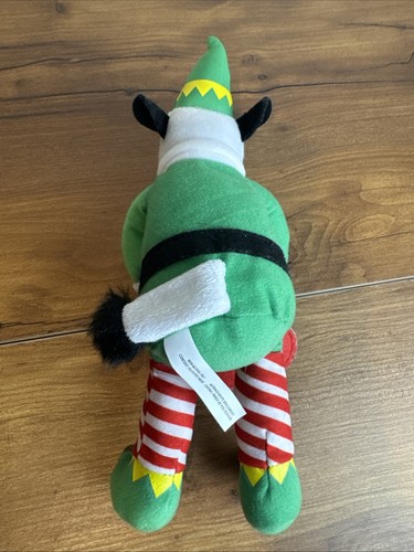 Peluche Chick-Fil-A Vaca Elfo Verde 10" "Chikin Iz The Best Prezunt" Navidad 2021 - Imagen 2 de 2