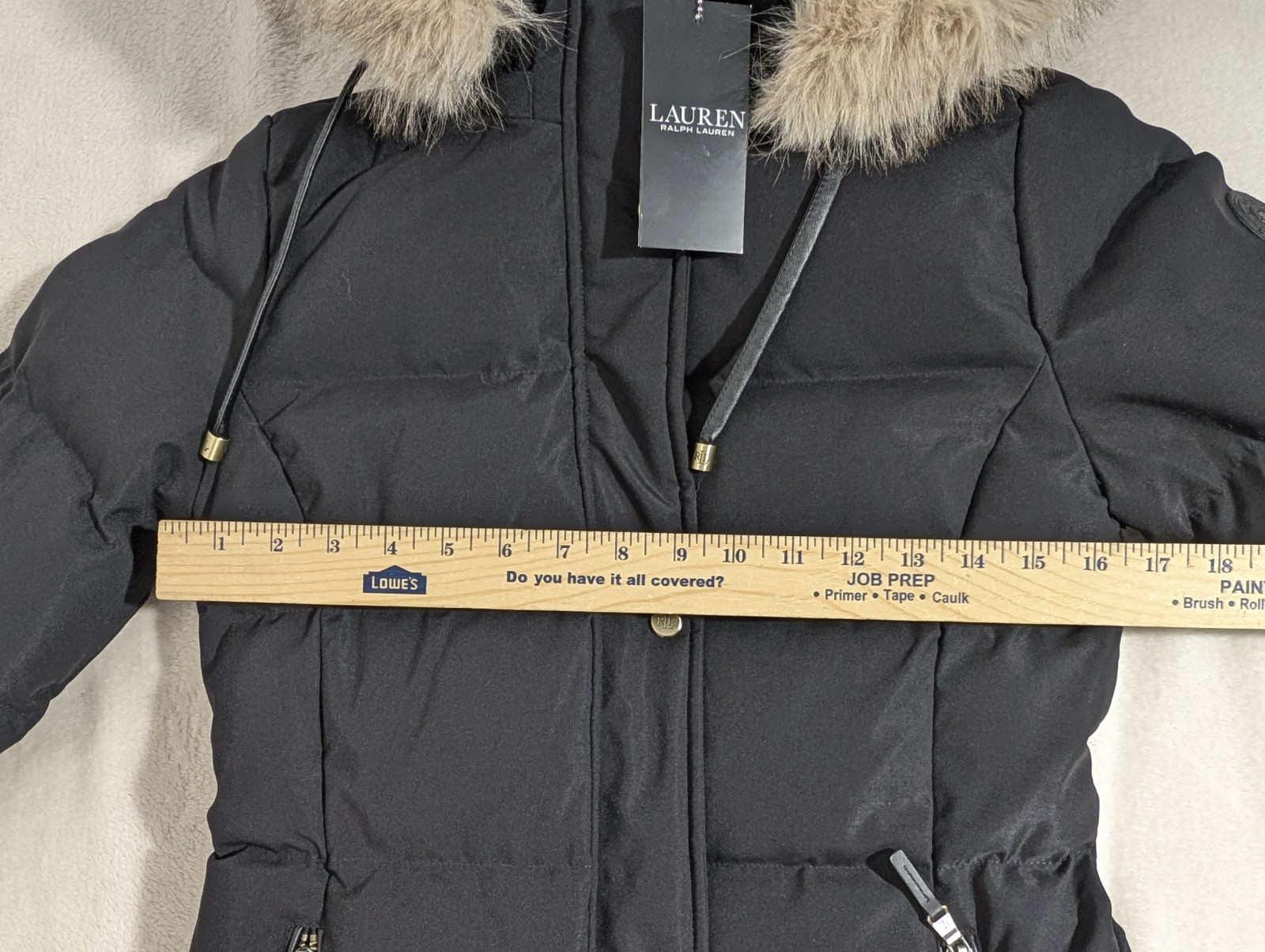 Puffer Jacket Ralph Lauren Quilted Maxi Down Fill Longline Coat Hooded XS image 8