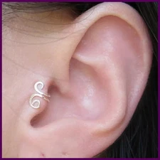 Fashion Totem Clip Earring for Women Without Piercing Cartilage Vintage Ear Cuff