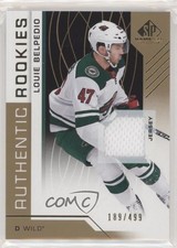 2018 SP Game Used Authentic Rookies Gold Jersey /499 Louis Belpedio Louie 19rf