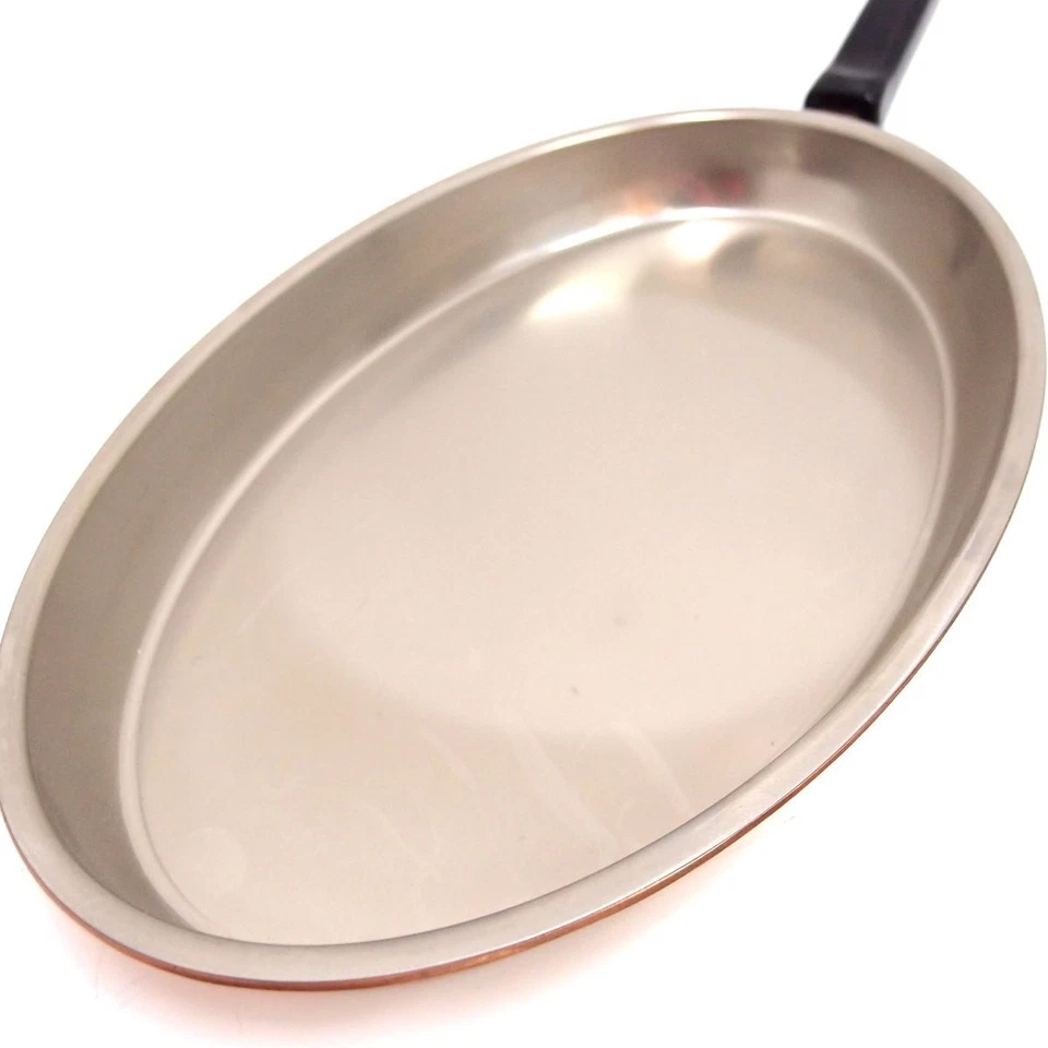 Kupferpfanne Spring Culinox Schweiz Kupfer Inox Fischpfanne 505 mm Fisch Pfanne - Bild 3 von 3