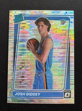 2021-22 OPTIC Josh Giddey RC PRIZM SILVER PULSAR RATED ROOKIE #152 THUNDER