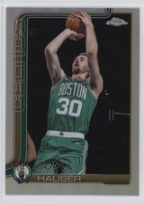 2025-26 Topps Chrome Refractor Sam Hauser #14 1p0q