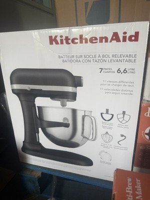 KitchenAid 7 Qt Bowl-Lift Stand Mixer 11-Speed Matte Black KSM70SKXXBK