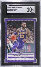 2019-20 Panini Contenders Front Row Seat LeBron James #3 SGC 10 GEM 01nl