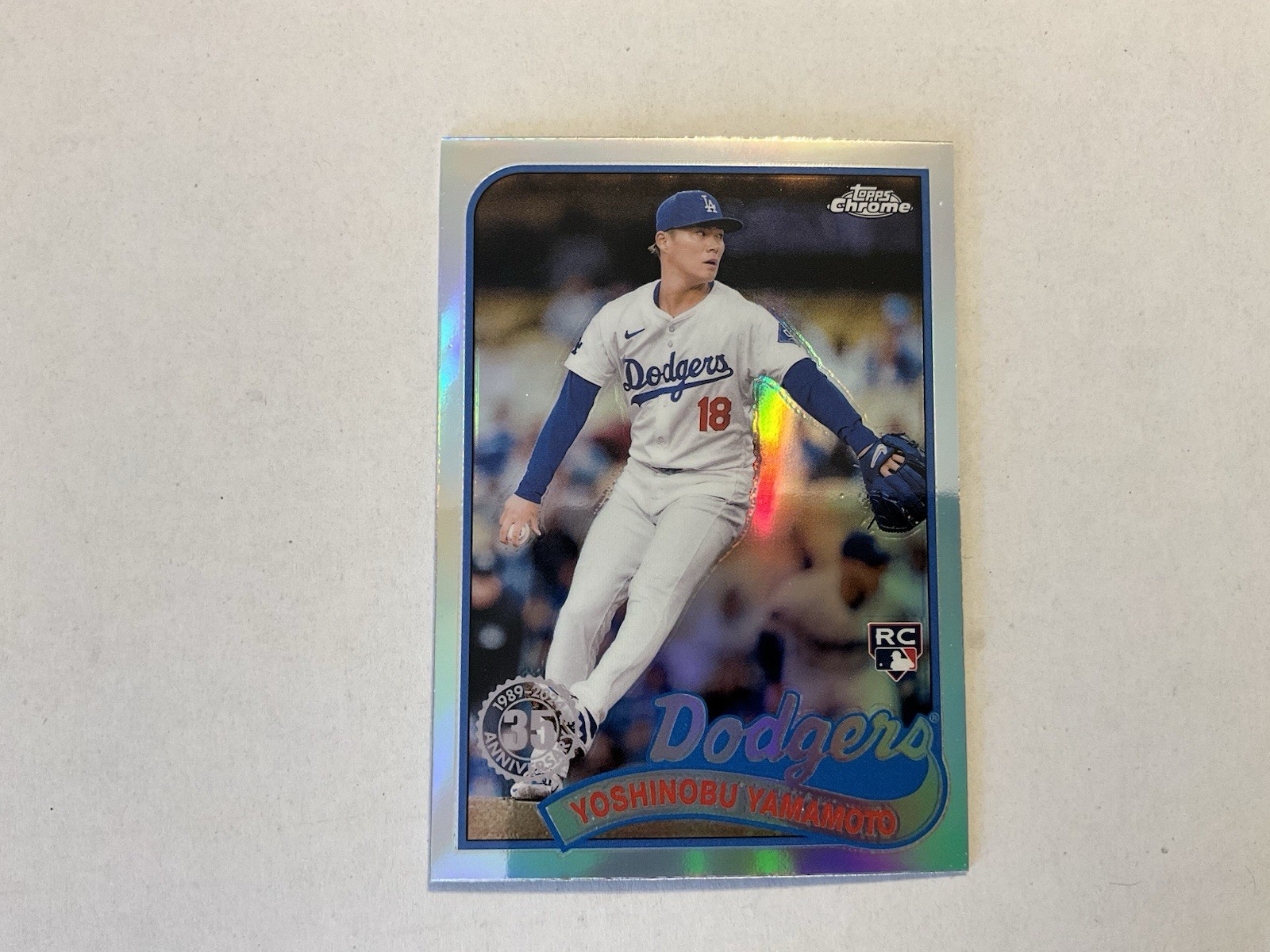 2024 Topps Chrome Update Series - 1989 Topps Baseball Yoshinobu Yamamoto #89CU-5