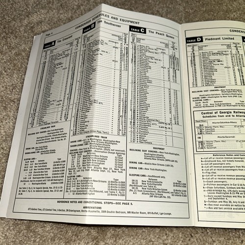 Vintage 1. Mai 1966 SOUTHERN RAILWAY SYSTEM PERSONENFAHRPLAN / Zeittafeln - Bild 5 von 12