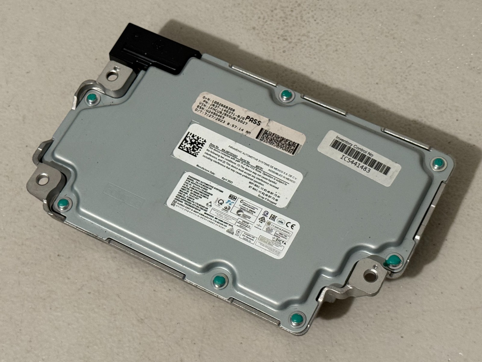 18-19 Ford Escape APIM SYNC 3 Module Voice Radio Communication JR3T-14G371-BJG