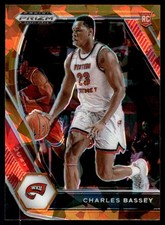 2021-22 Panini Prizm Draft Picks Prizms Orange Ice Charles Bassey Western