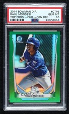 2014 Bowman Draft Green Refractor /150 Adalberto Mondesi Raul PSA 10 GEM MT 00wx