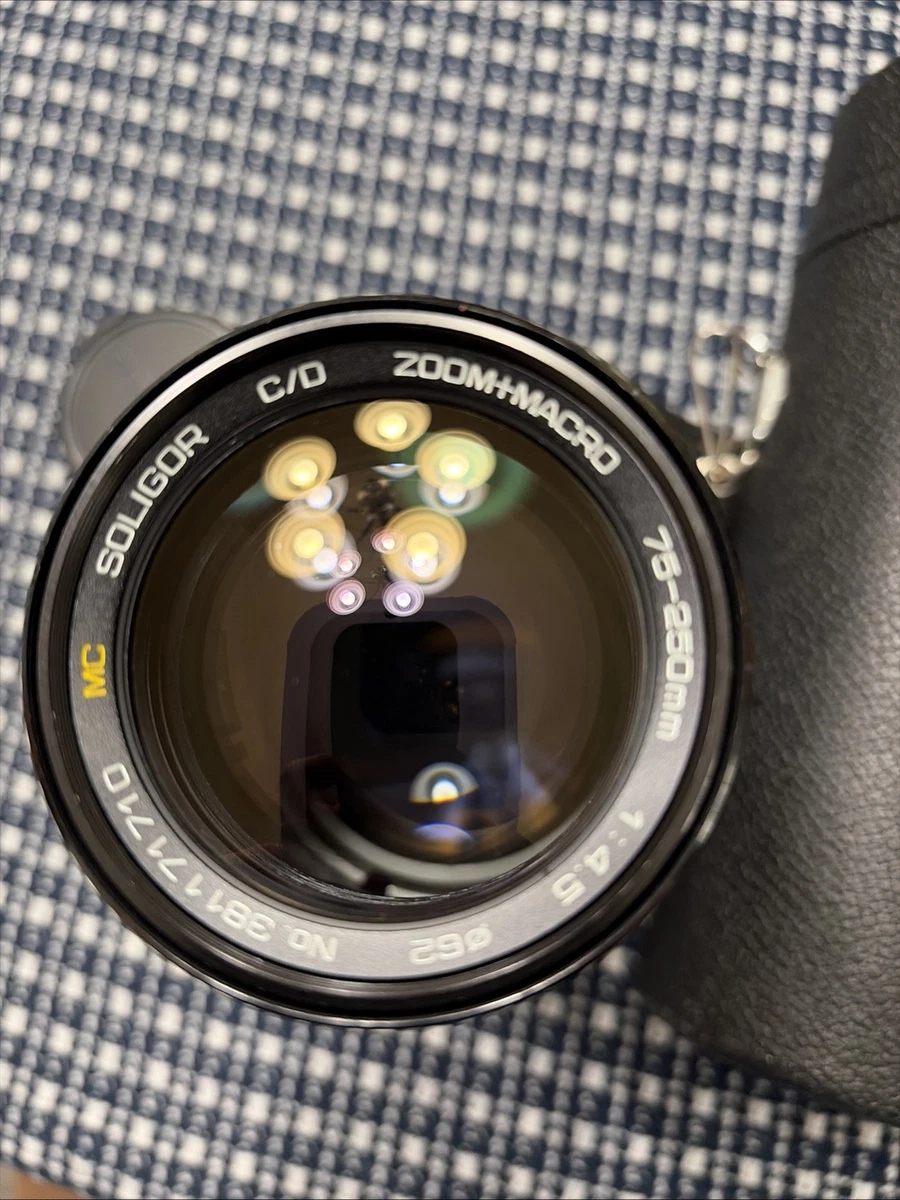 Soligor Elitar 75mm F/1.9 C Mount Petzval – Objectif Rare – Garantie 1 Mois