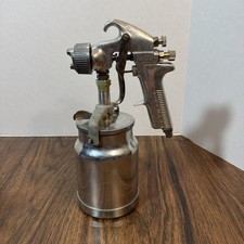 Untested Vtg Devilbiss Paint Sprayer Spray Gun With Kr Suction Feed Cup Jgk-501