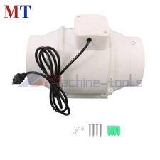 Duct Fan 6" Inline Fan 400CFM Inline Ventilation Exhaust for Kitchen, Grow Tent