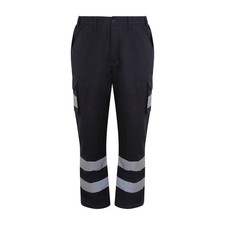 ProRTX High Visibility Cargo Trousers RX760 - Hi-Viz Work Safety Pockets Pants