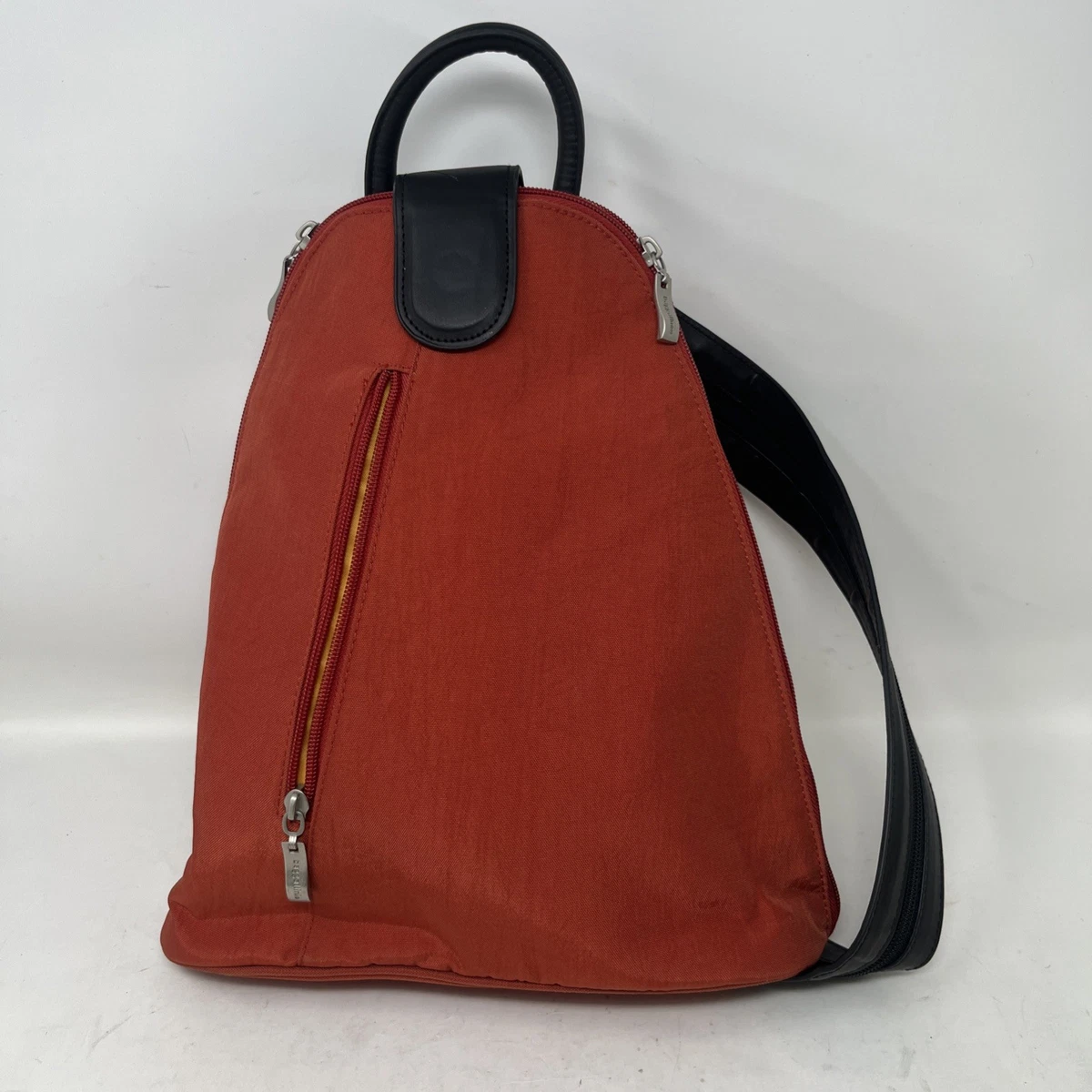Baggallini Sac à main en bandoulière pour femme Noir/Sable, Taille unique
