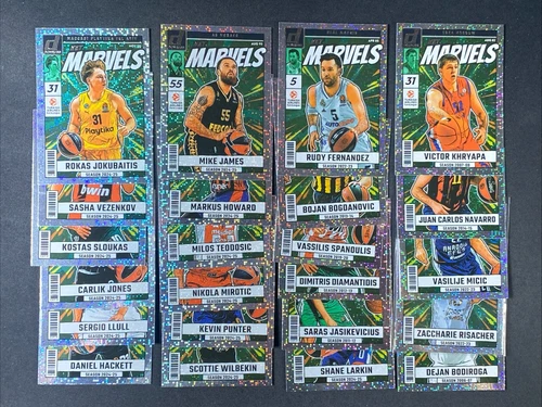 NET MARVELS 2024-25 Donruss Turkish Airlines EuroLeague Lot x23 no Luka or Wemby