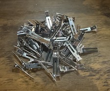 Vintage Metal Hair Clips Lot of 55