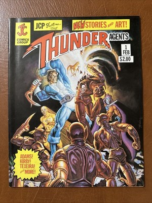 JCP Features #1: VF+ to NM-Featuring T.H.U.N.D.E.R Agents JC Comics 1981 $8 Ship